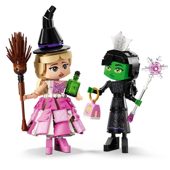 🌀LEGO WICKED ELPHABA AND GLINDA FIGURES 75682 BUILDING KIT - NWT - Picture 4 of 10